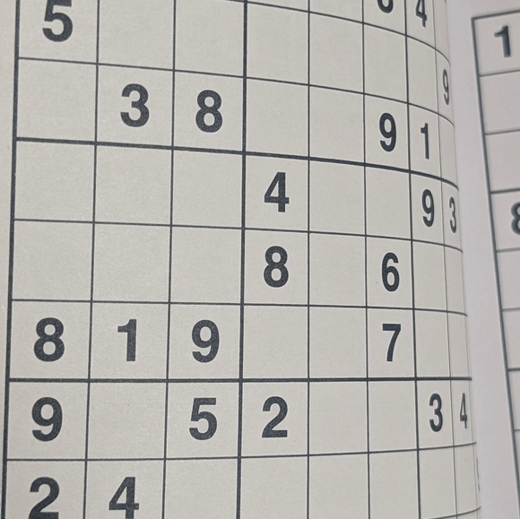 Suduko Over 130 Puzzles Book LArge Print Page Marker - Picture 2 of 6